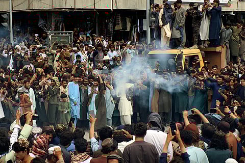 Fans celebrate Afghanistan team's victory